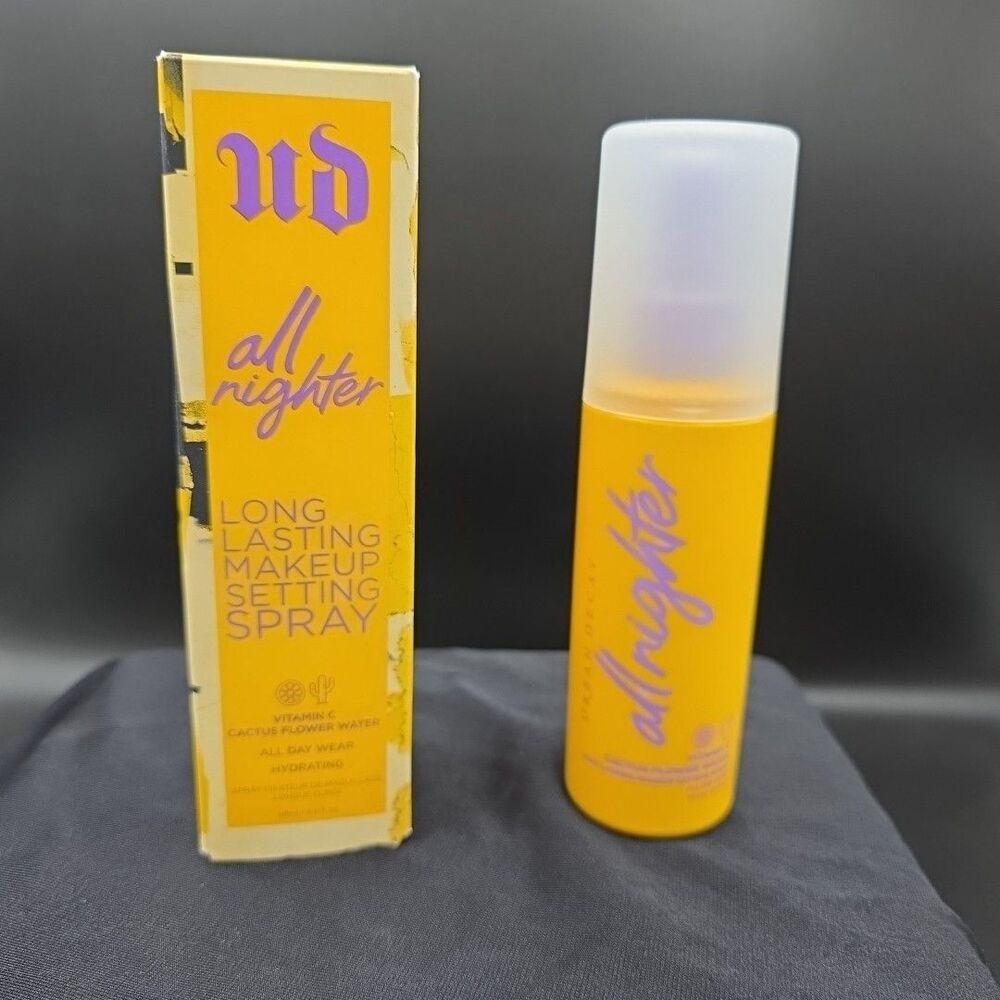 Urban Decay All Nighter Setting Spray Vitamin C Cactus Flower Water 4 fl oz NIB